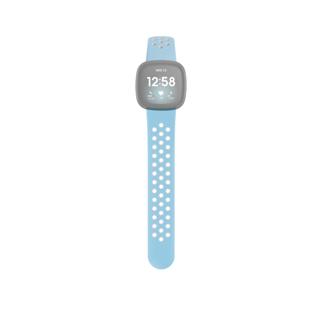 Sportarmband f. Fitbit Versa 3/4/Sense (2), Uhrenarmband atmungsaktiv, Hbl  | Hama