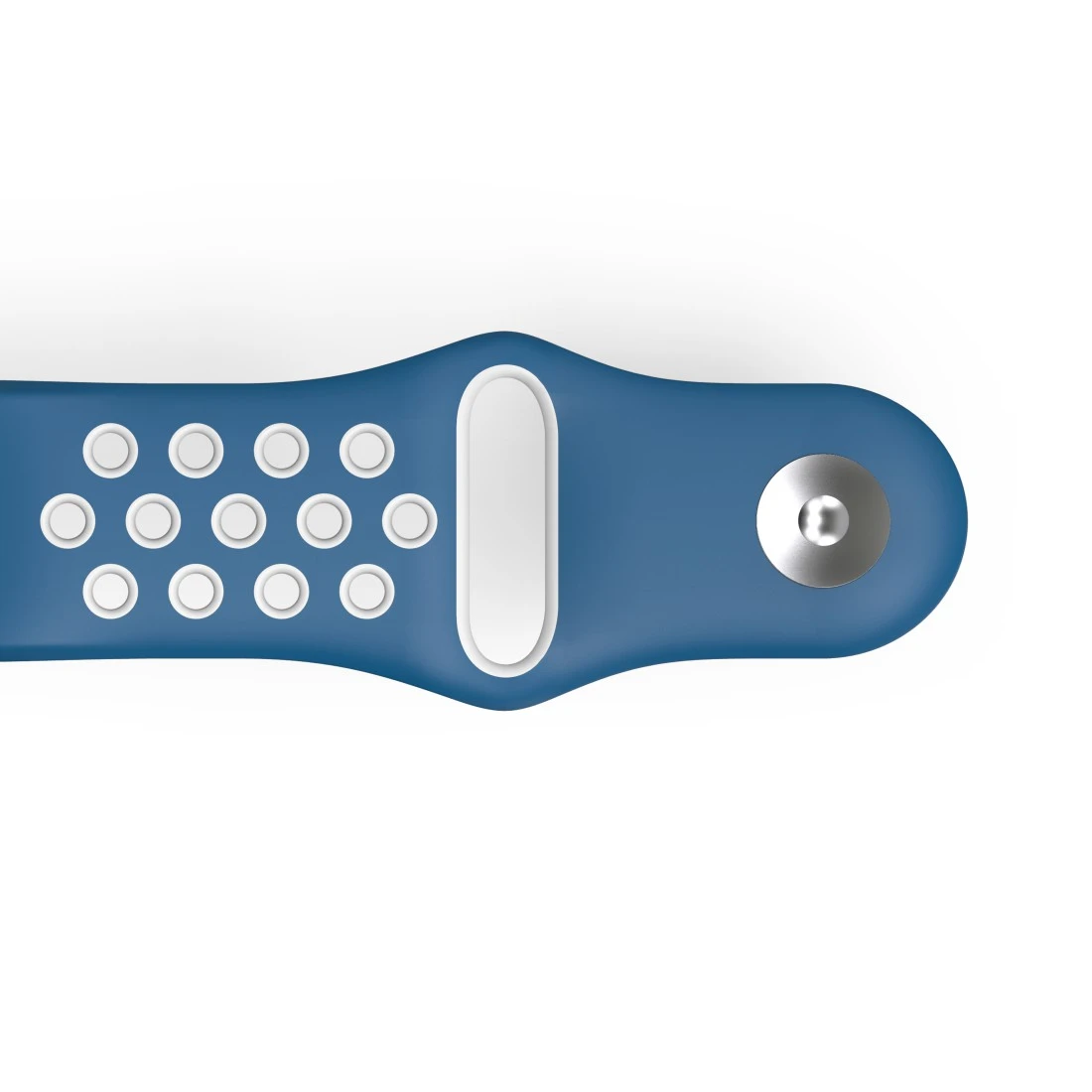 Sportarmband für Fitbit Charge 3/4, atmungsaktives Uhrenarmband, Blau/Grau  | Hama