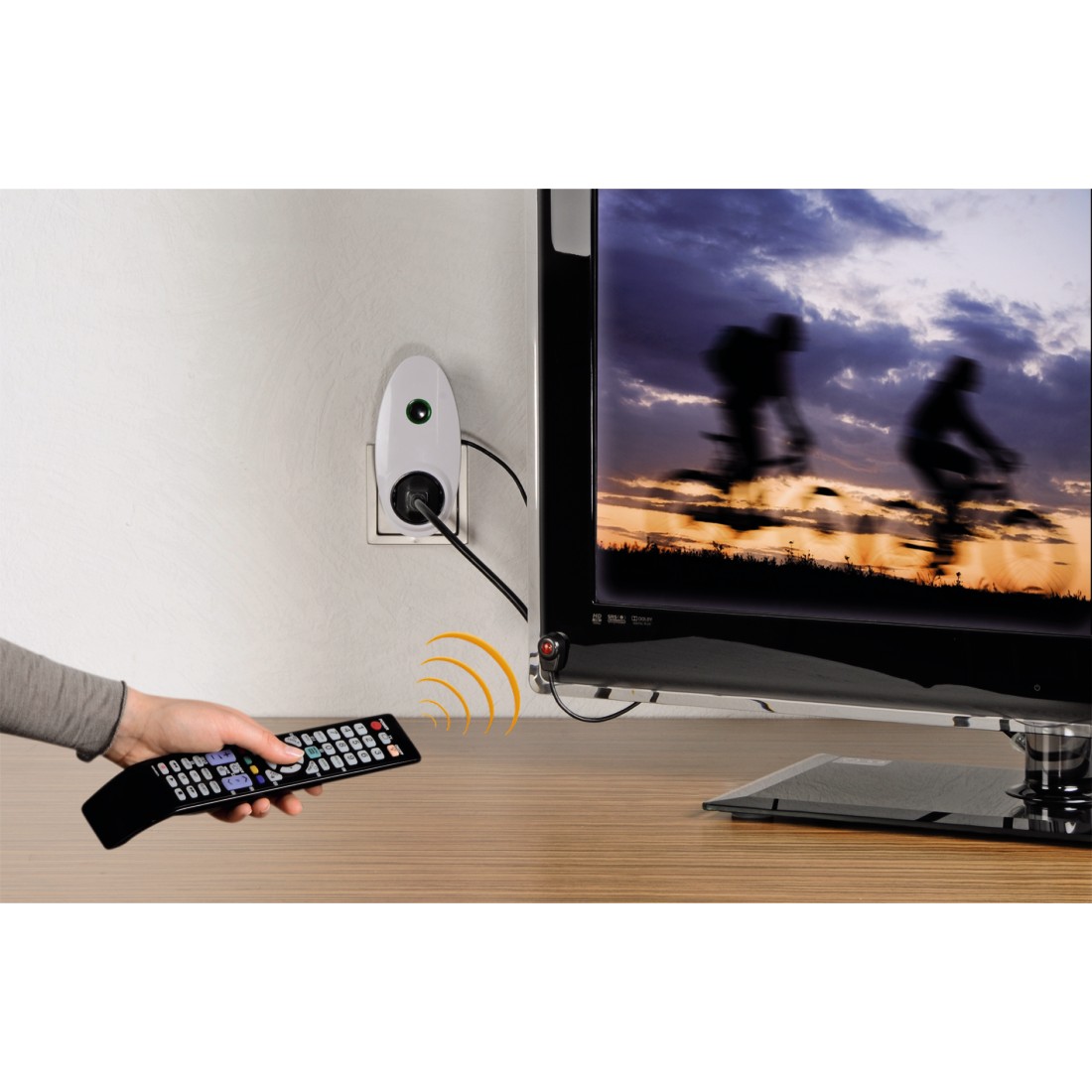 Hama TV Standby-Stop Abschalter Schalter Energiespargerät Powersafer IR Sensor 
