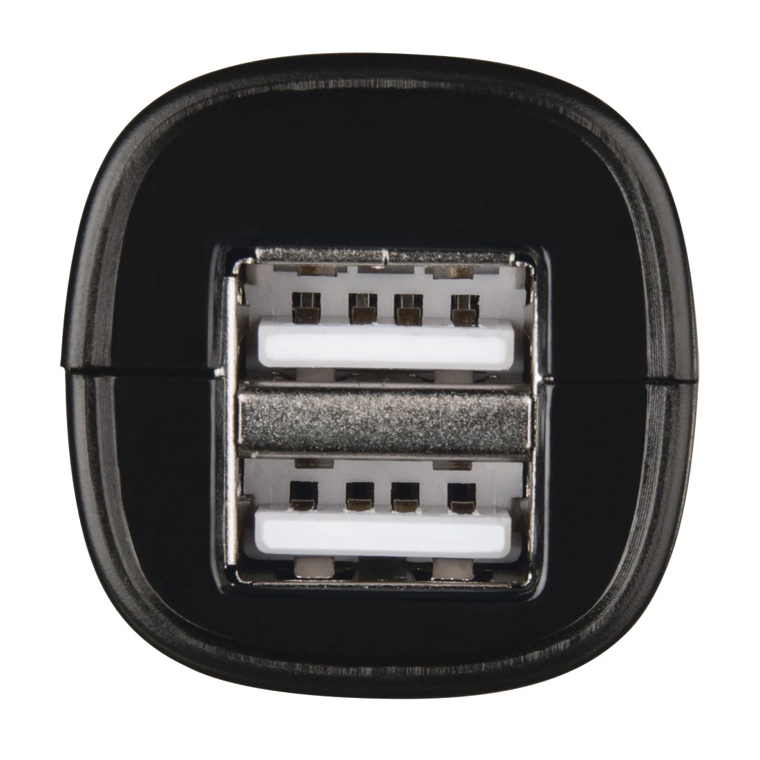Kfz-Ladegerät, 2-fach USB, 2.4 A, Schwarz