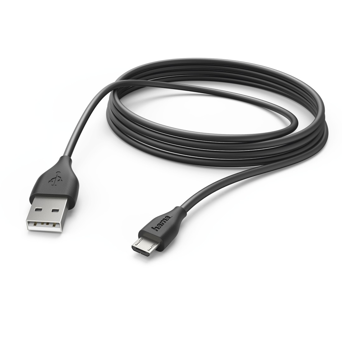 00173788 Hama Lade-/Datenkabel, Micro-USB, 3 m, Schwarz | Hama DE