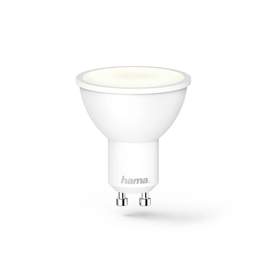 WLAN-LED-Lampe, GU10, 5,5W, dimmbar, Refl., für Sprach- / App-Steuerung,  Weiß