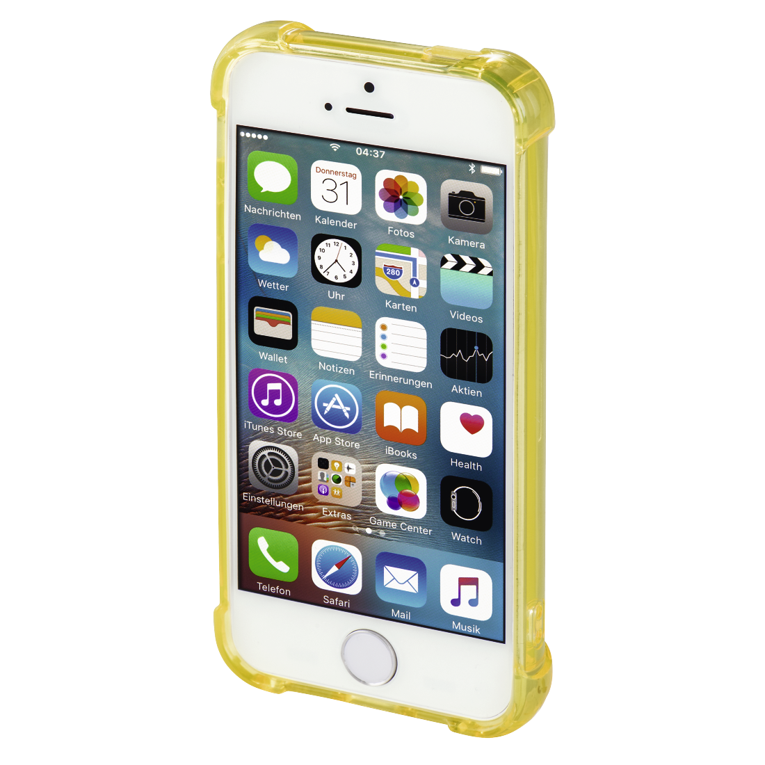 Hama Anti Shock Cover For Apple Iphone 5 5s Se Yellow Hama De