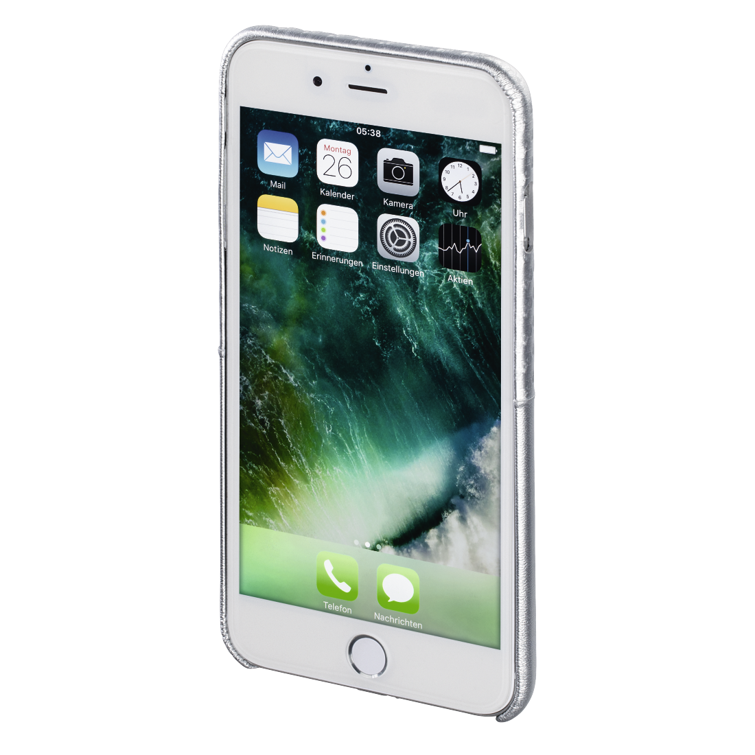 Hama Carbon Cover For Apple Iphone 7 Plus 8 Plus Silver Hama De