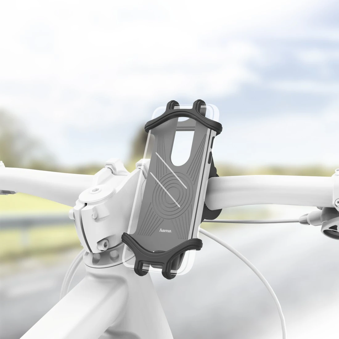 Uni-Smartphone-Fahrradhalter für Geräte mit 6-8 cm Breite und 13-15 cm Höhe
