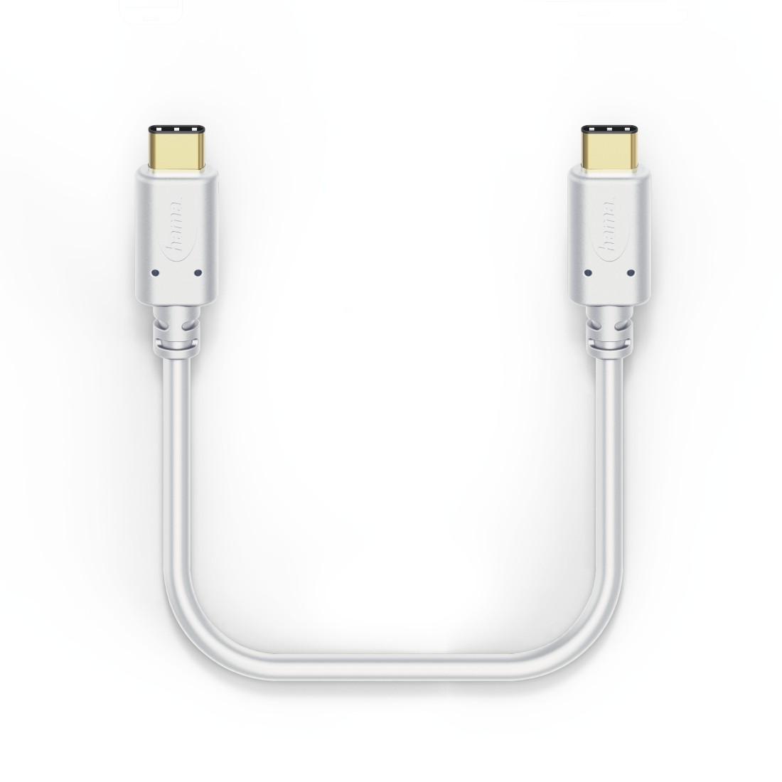 Lade-/Datenkabel, USB Type-C - USB Type-C, 1,0 m, Weiß