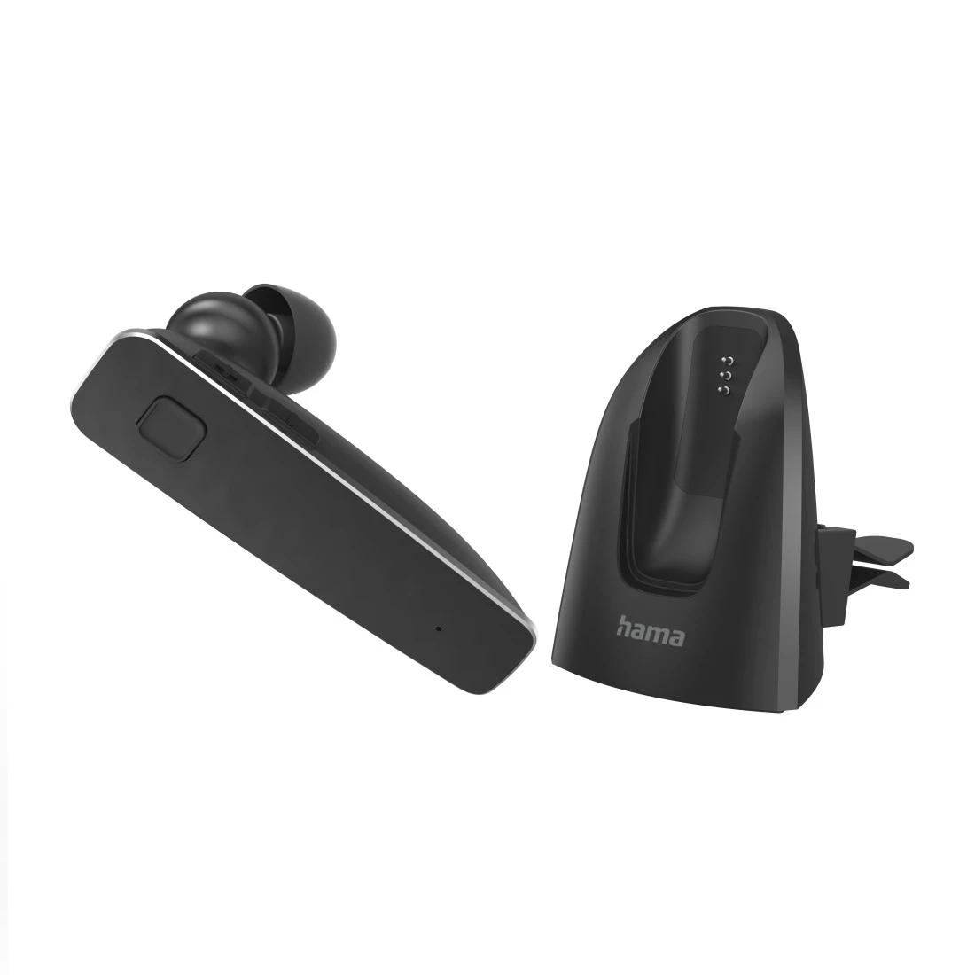 | Schwarz Mono-Bluetooth®-Headset Hama Sprachsteuerung, Multipoint, \