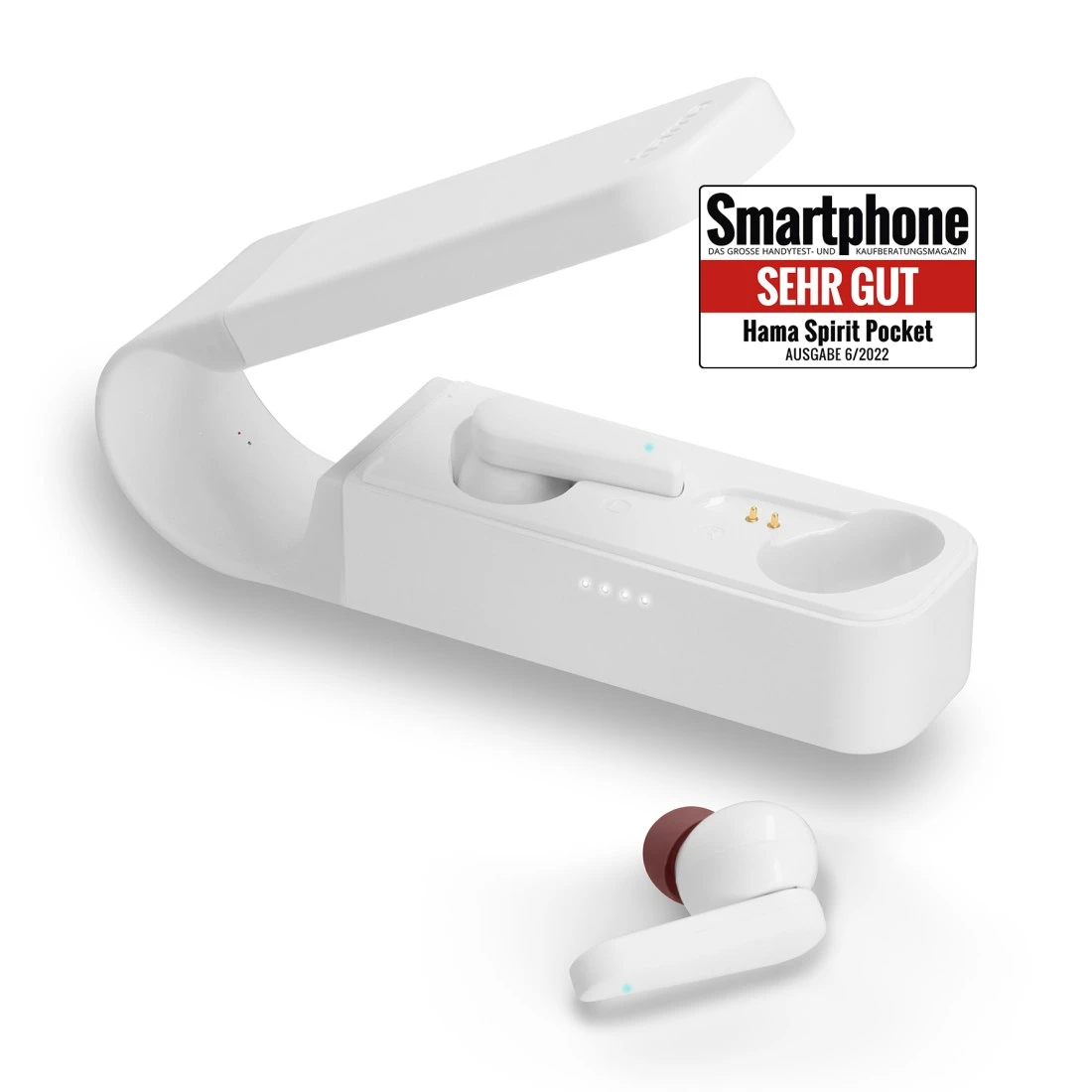 In-Ear, Wireless, Weiß Pocket\