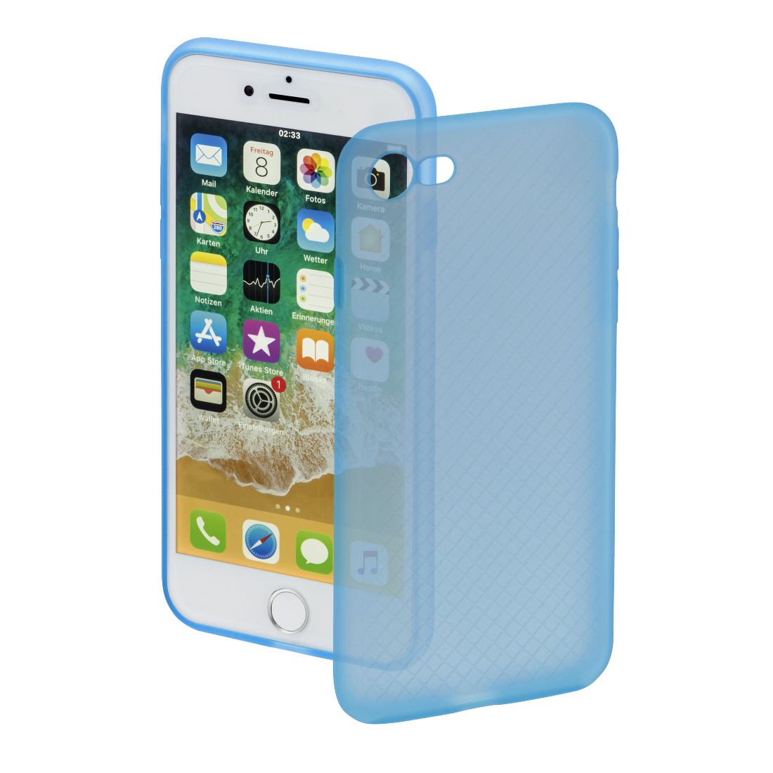 Hama Soft Touch Cover For Apple Iphone 7 8 Blue Limited Edition Hama De