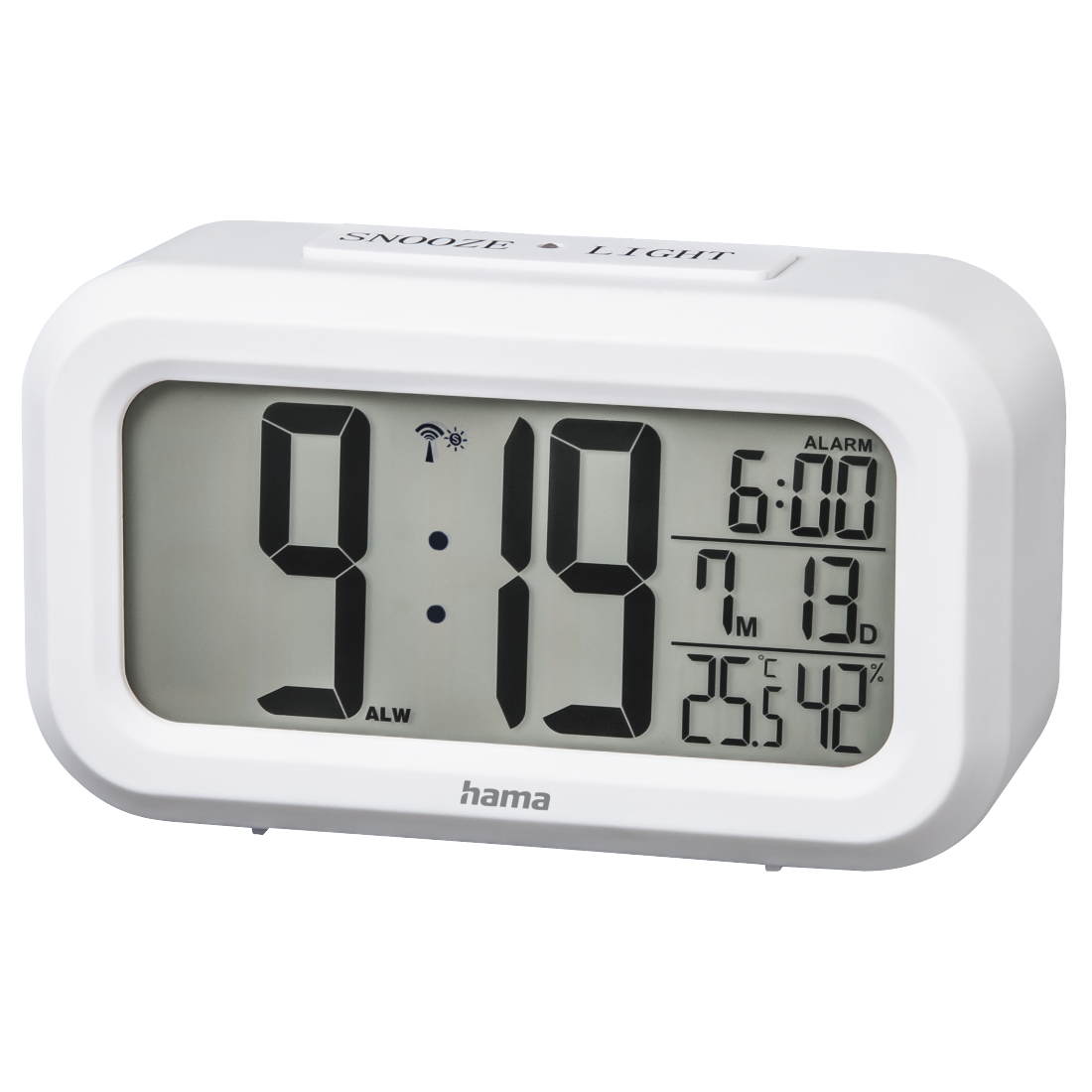 Hama Alarm Clock Uhr Braun OVP Wecker 