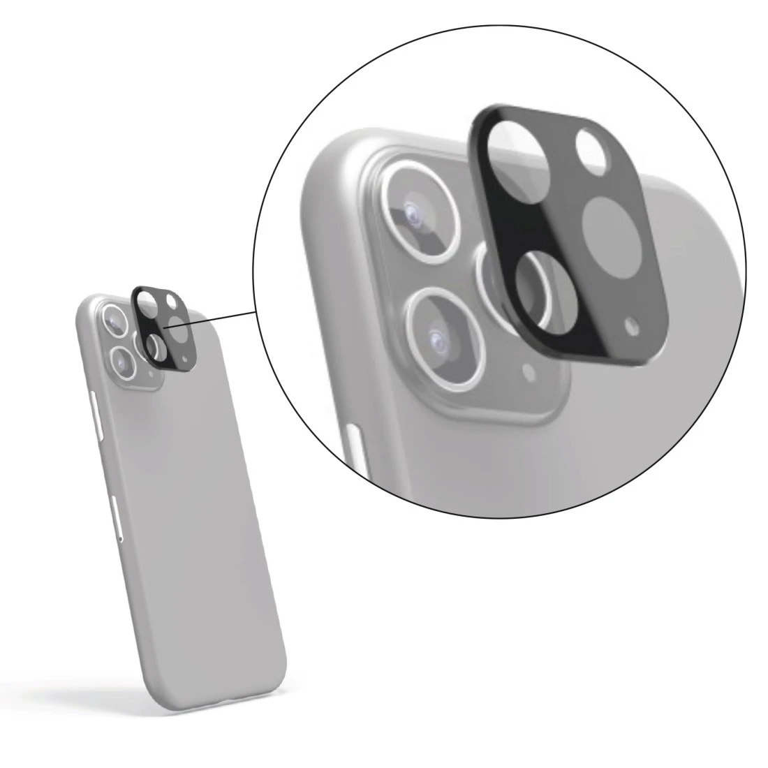 Kamera-Schutzglas für Apple iPhone 11, Schwarz
