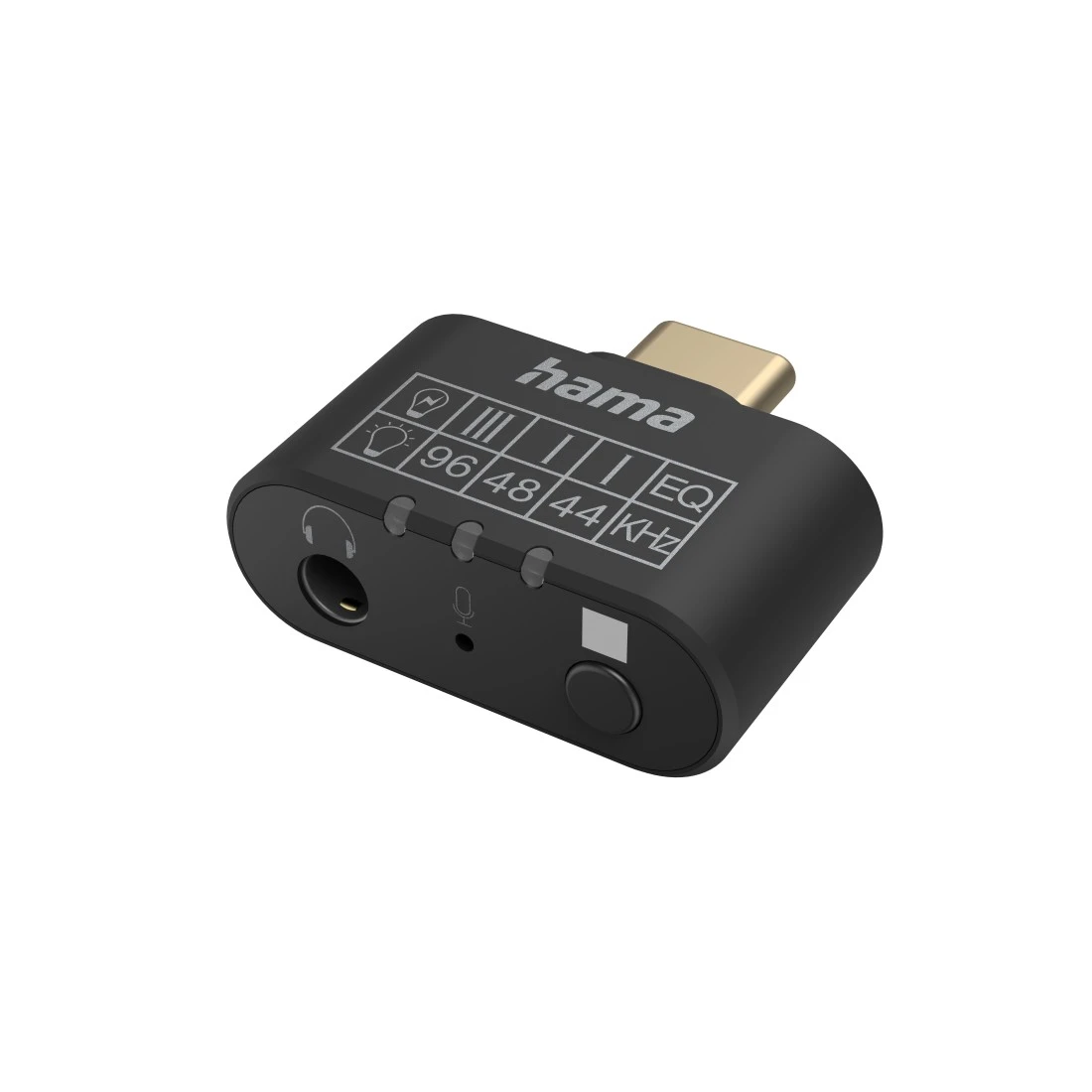 Adaptador  Hama 00200318, De conector USB-C a enchufe Jack 3.5 mm