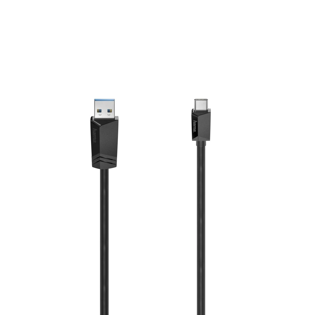 USB-C-Kabel, USB-C-Stecker - USB-A-Stecker, USB 3.2 Gen1, 5 Gbit / s, 0,25 m