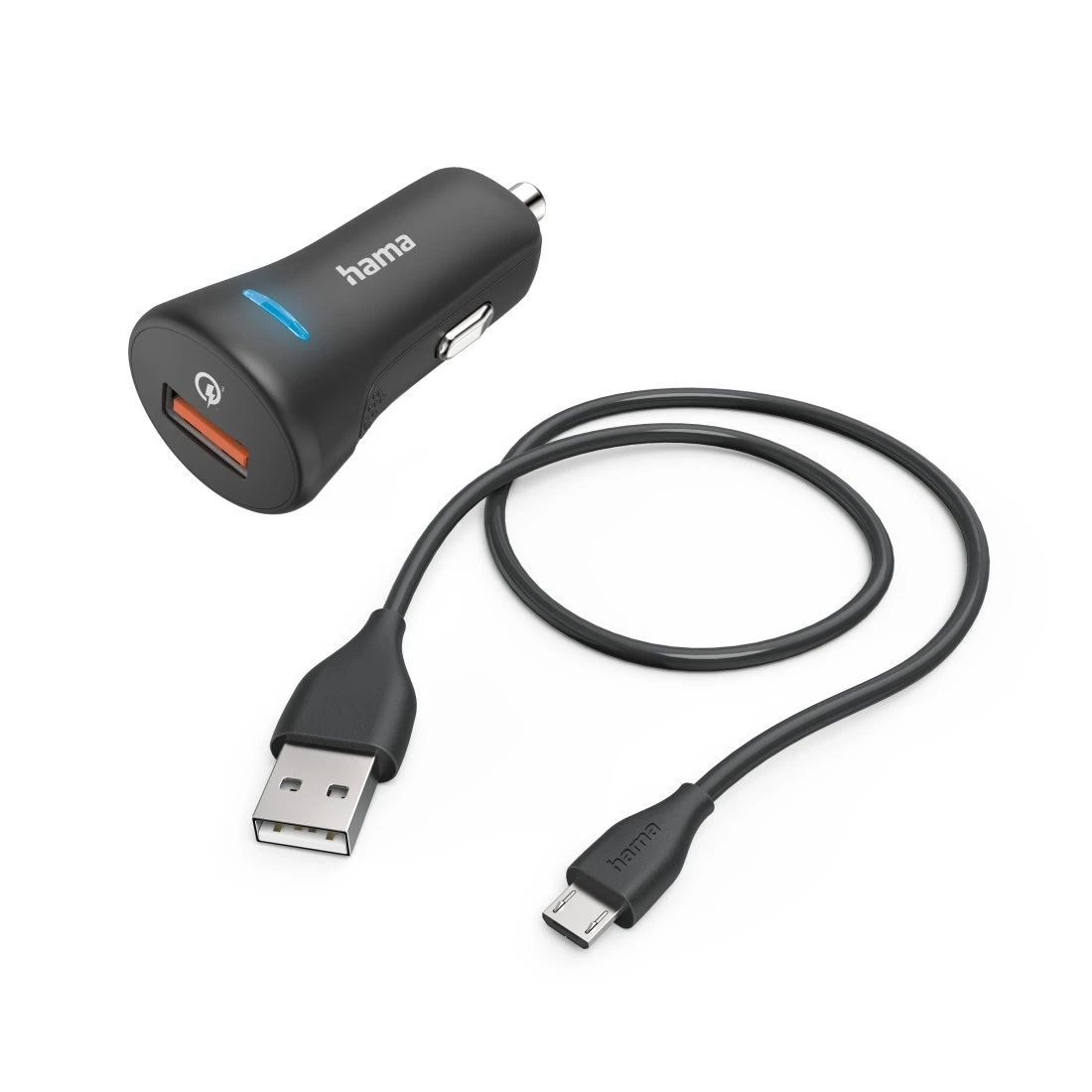 Hama USB-Ladegerät »USB Ladegerät, Zigarettenanzünder Auto, Mini
