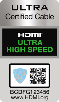  Ultra High Speed zertifiziertes HDMI™-Kabel
