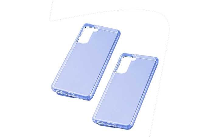 Zwei Samsung Handyhüllen