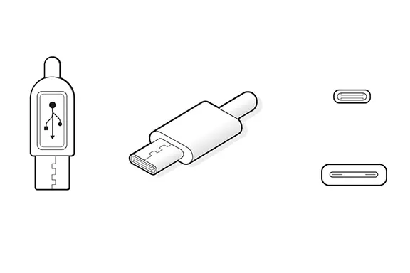 Standardanschluss USB-C
