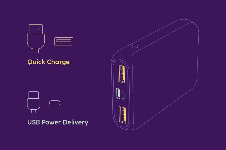 Unterschied zwischen Quick Charge und USB Power Delivery.