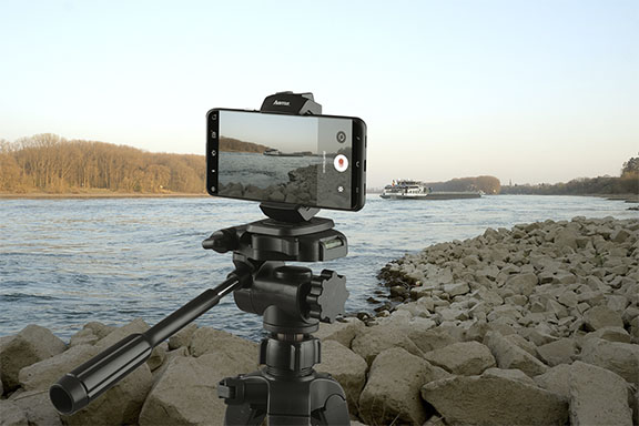 Videoaufnahme am Fluss