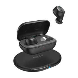Hama Bluetooth®-Kopfhörer "Passion Chop", TWS, In-Ear, Wireless Charging