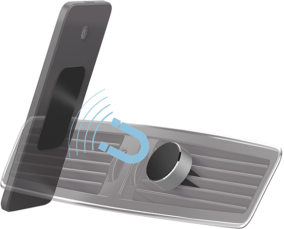 Universal-Smartphone-Halter Magnet Alu