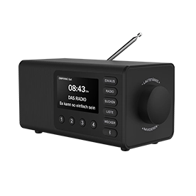 Hama Digitalradio "DR1001BT", FM/DAB/DAB+/Bluetooth® RX, Radiowecker