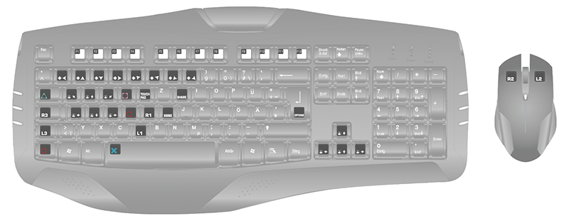 Maus-/Tastatur-Konverter "Speedshot für PS4/PS3/Xbox One/Xbox360 Hama